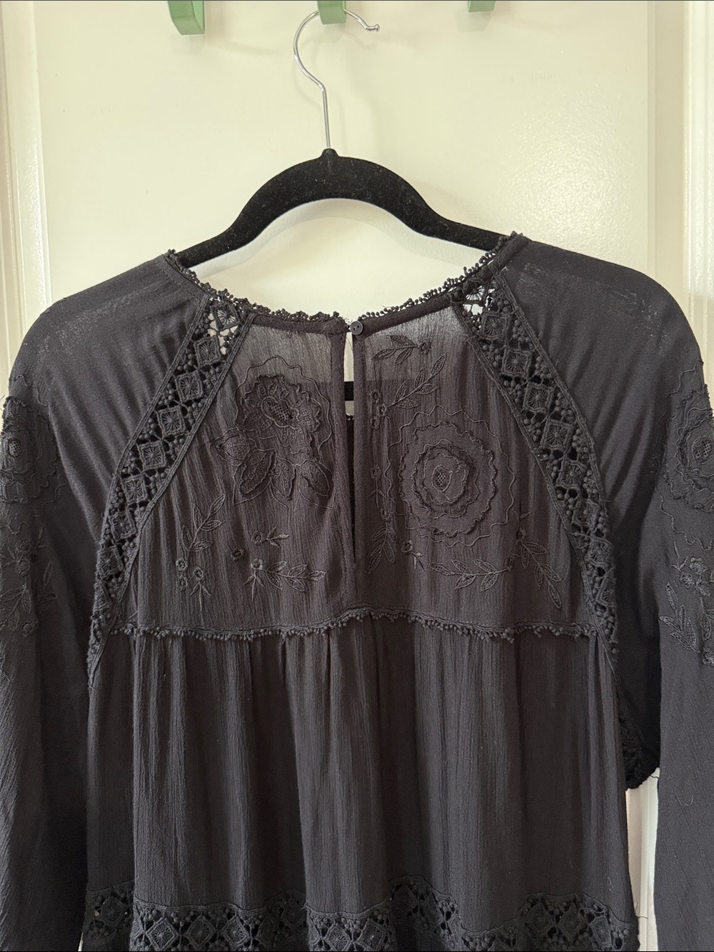 Free People Black Piece of Your Heart Dress - Picture 7 of 7